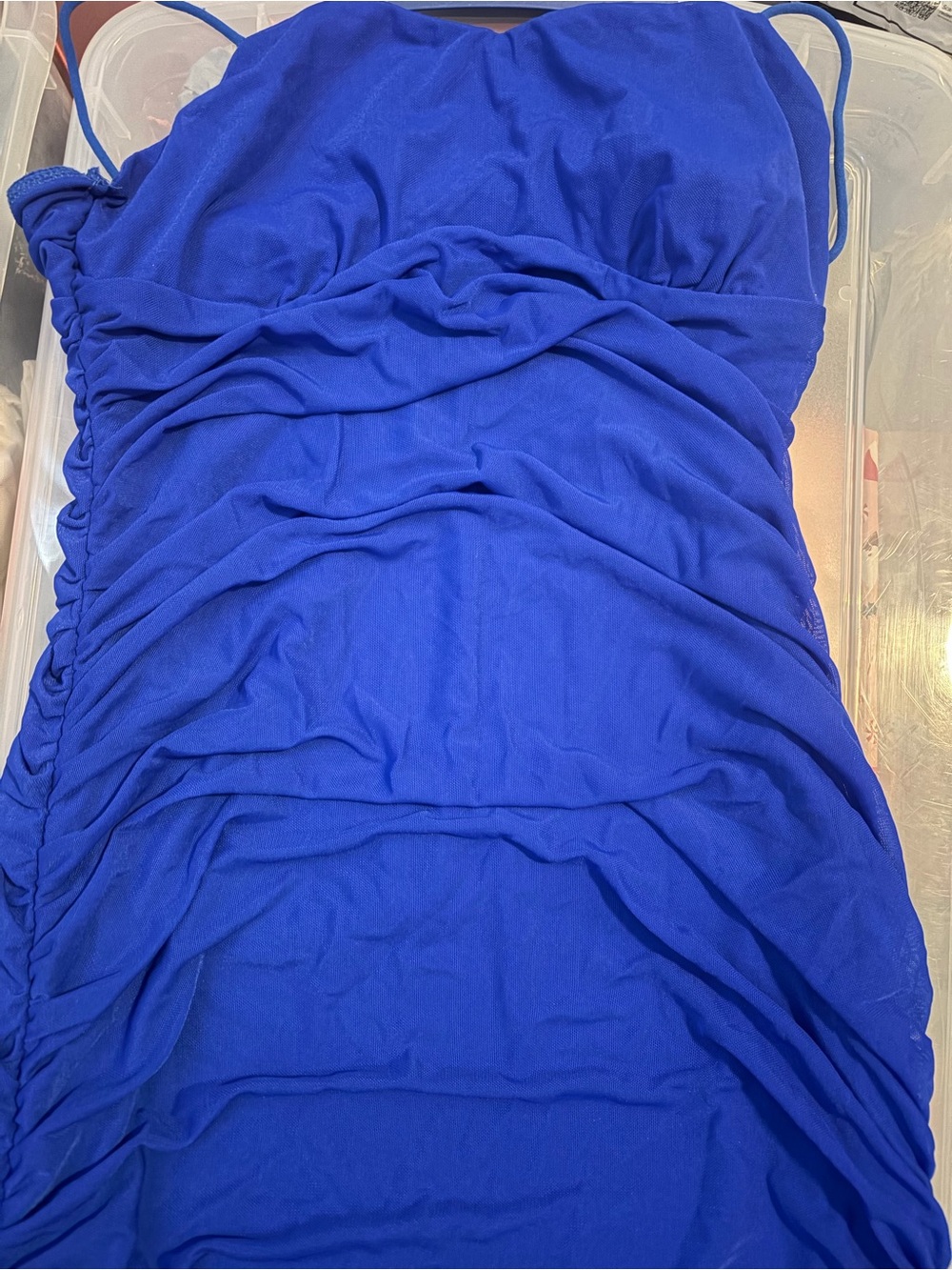 Blue dress